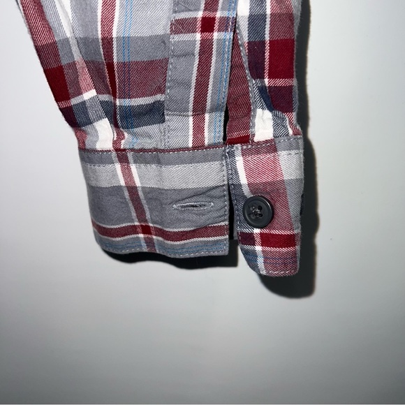 Columbia Button Up Adult XL Mens Multicolor Plaid Long Sleeve 100% Cotton Shirt - Picture 5 of 16